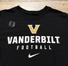 The Nike Tee Vanderbilt Commodores Football Ncaa Dri-Fit T-Shirt - Size L - New