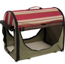 Favorite 28  3-Door Portable Soft-Sided Folding Pop Up Dog Cat Pet Crate Kennel