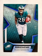 2019 PANINI ROOKIES & STARS BLUE MILES SANDERS RC! 1/5! 1/1! FIRST ONE! 