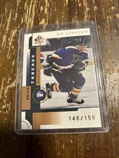 2002 SP Authentic Keith Tkachuk /150 St Louis Blues Hockey Card
