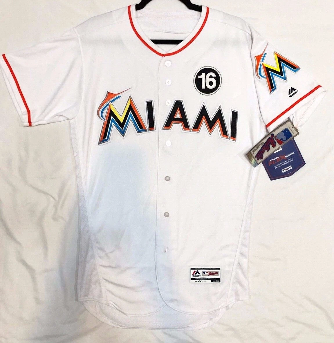 marlins white jersey