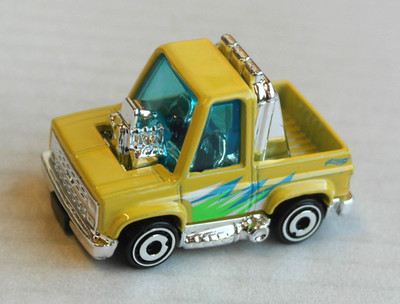 Hot Wheels 1983 Chevy Chevrolet Silverado Pickup Truck Tooned gelb HW Mattel ´83