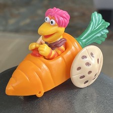 Vintage Fraggle Rock 1987 Gobo Driving Carrot Car from McDonald's HAPPY MEAL