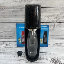 SodaStream Fizzi Sparkling Water Maker SPT-001 with BPA Free Soda Bottle BLACK