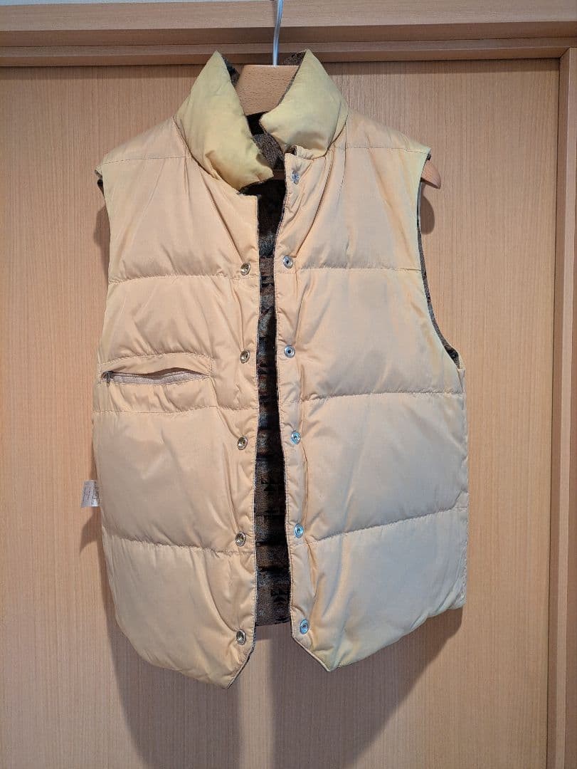Pendleton x Beams Native Pattern Down Vest M Ligh… - image 5