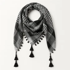 Shemagh Keffiyeh Scarf Arab Palestine Tectical Shawl Head Wrap Fashion Men Women