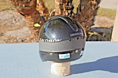 SALOMON - SCREAMER BLACK - SKI/SNOWBOARD HELMET - 61-62MM -XL - USED