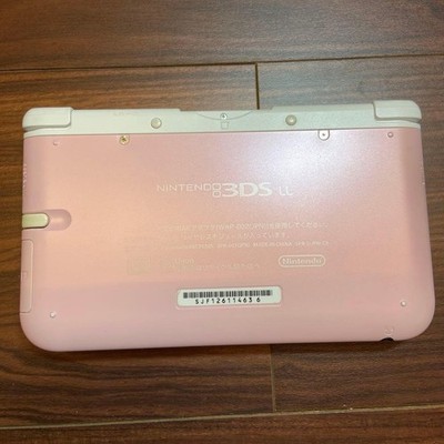 Nintendo 3DS XL Launch Edition White & Pink Handheld System for