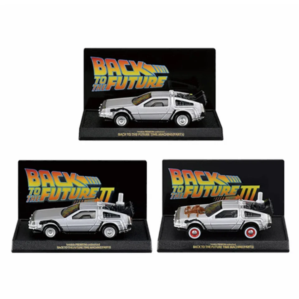 Tomica Premium Unlimited Back to the Future 40th Set Delorean Time Machine TOMY - Image 3 of 4
