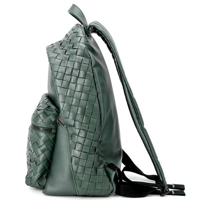 BOTTEGA VENETA Bottega Veneta Intrecciato Backpack Rucksack Green