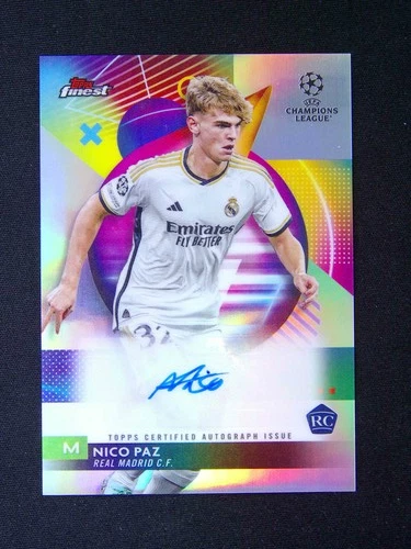 2023 Topps Finest Nico Paz Refractor