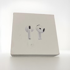 Apple AirPods 4 White Wireless Bluetooth In-Ear Earbuds w/ USB-C Charging Case