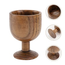 Jujube Wooden Wine Glass Drinking Cup Hand Made Retro Chic Whiskey Winebowl