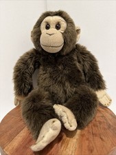 FAO Schwarz 13" Chimpanzee Monkey Plush 2019 GUC