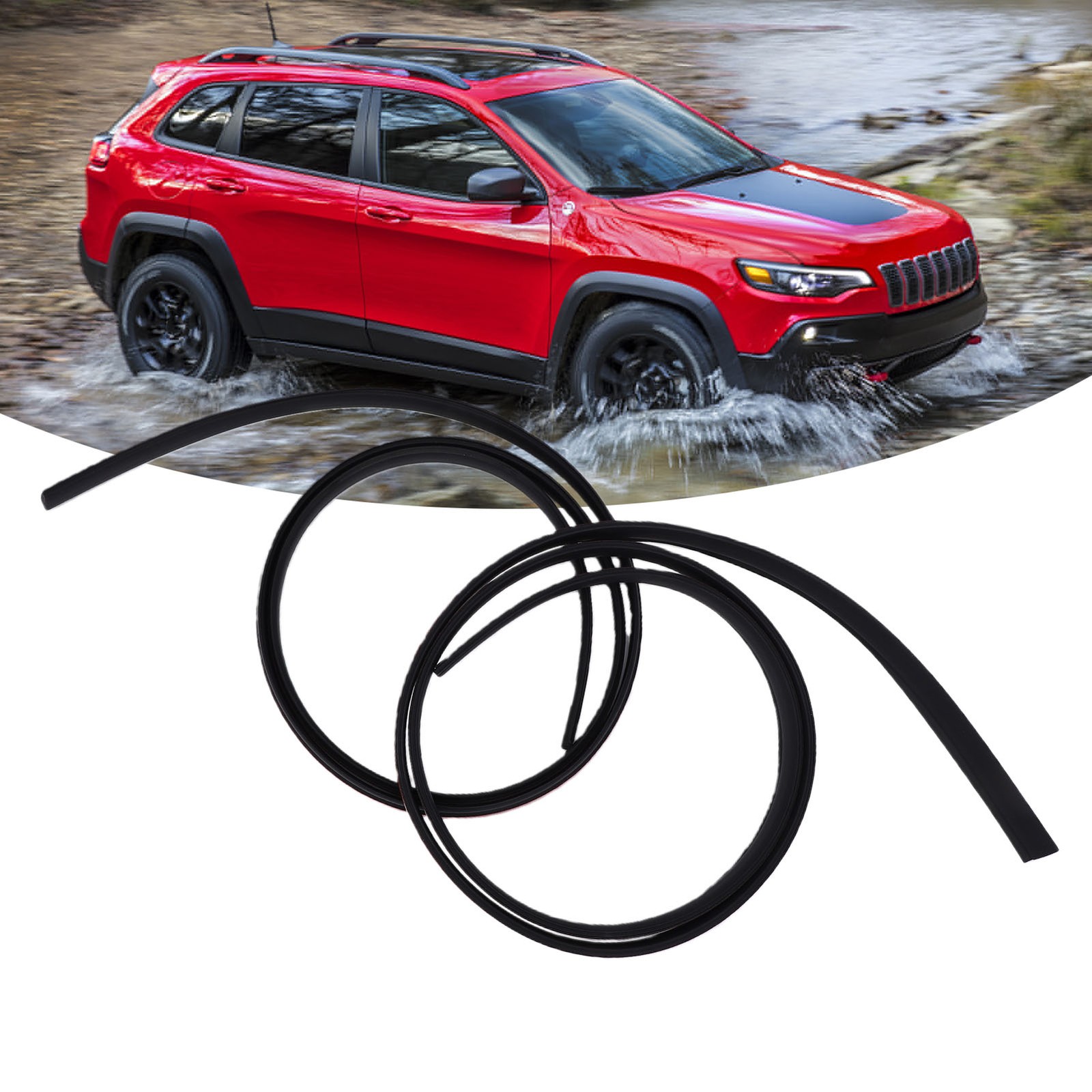 ↑Left Roof Moulding Weatherstrip For 2011-2022