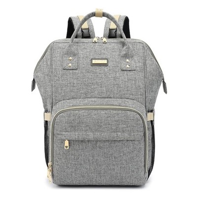 Bolsas para pañales para mamás y papás, bolsa cambiador con bolsillos térmicos