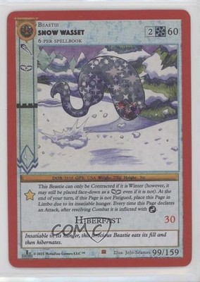 2021 MetaZoo - Cryptid Nation 1st Edition Holo Snow Wasset #99