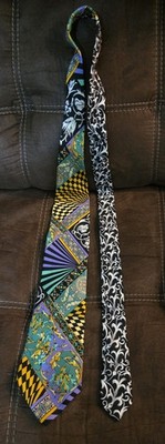 Very RARE Vintage 1990s Gianni Versace Multicolor Silk Tie! 