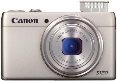 Canon Digital Camera PowerShot S120 Silver F/1.8 Zoom Lens 5x