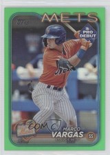 2024 Topps Pro Debut Green Foil 72/99 Marco Vargas #PD-158 4z8
