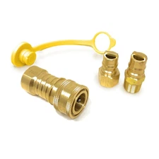 MI MADOL IMPORTS, LLC MADOL 3/8" Natural Gas Quick Connect Fitting [949-071] ...