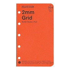 PLOTTER Knox PLT0004 M5 Refill Memo Pad, 2mm Grid, 80 Sheets