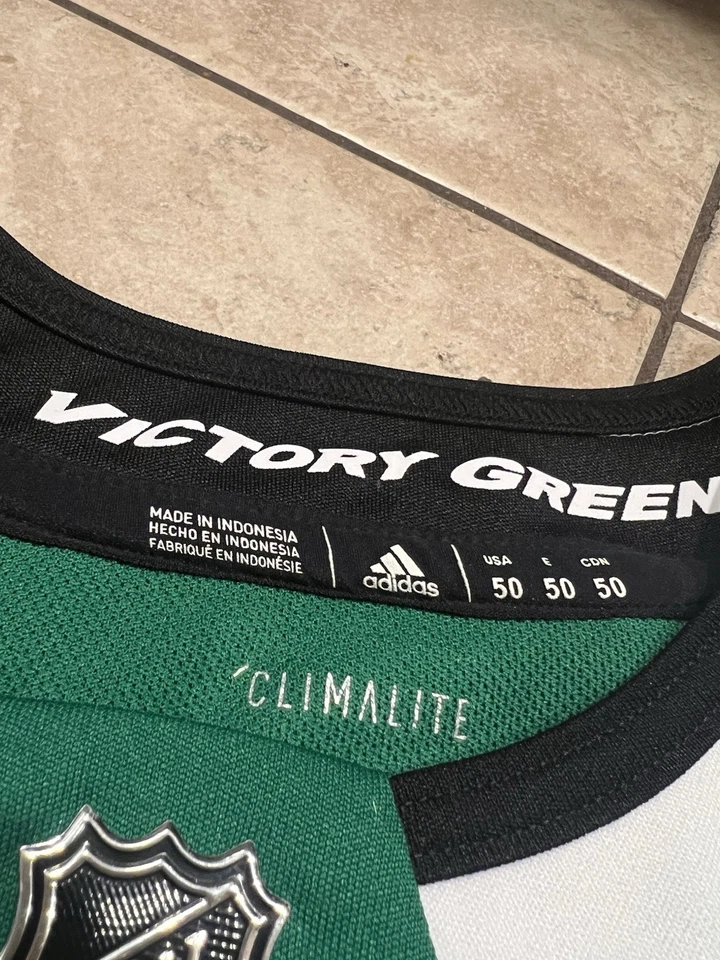 Dallas Stars Jersey Mens Size 50 White Adidas Away Shirt BLANK Hockey Authentic - Image 3 of 4