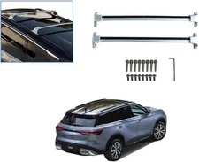 Roof Rack Cross Bars for 2022 2023 2024 2025 Infiniti QX60 Carrier Rails Silver 