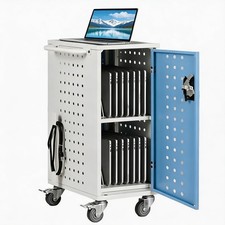 Mobile Laptop Charging Cart Station Locking up to 15.6" Tablet 16/20/32 Device