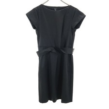 Used GUCCI made in Italy Short sleeve Knee-length dress 36 black Women
