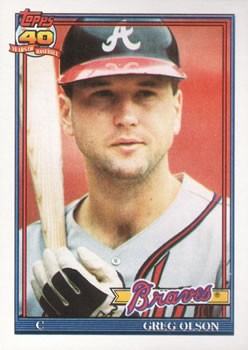 1991 Topps #673 Greg Olson