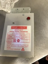 PHASE-A-MATIC UL-200HD Phase Converter,3/4 to 1 1/2 HP OP 787PK1