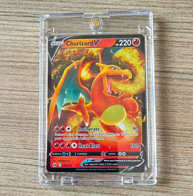 Charizard V 153/172 Swsh09 Brilliant Stars English Holo Full Art Ultra Rare 220