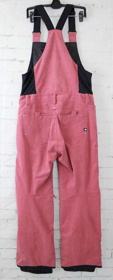 686 20K Black Magic Shell Bib Pants, Women's Small, Rosewood Corduroy ...