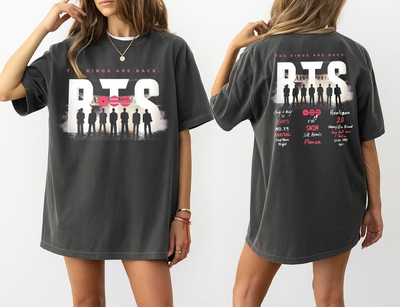 BTS Arirang Tracklist The Kings Are Back Shirt, Bangtan 2026