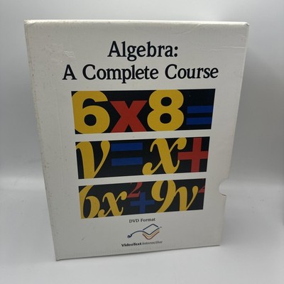 Algebra: A Complete Course Videotext Interactive Course Notes Book Only Module C