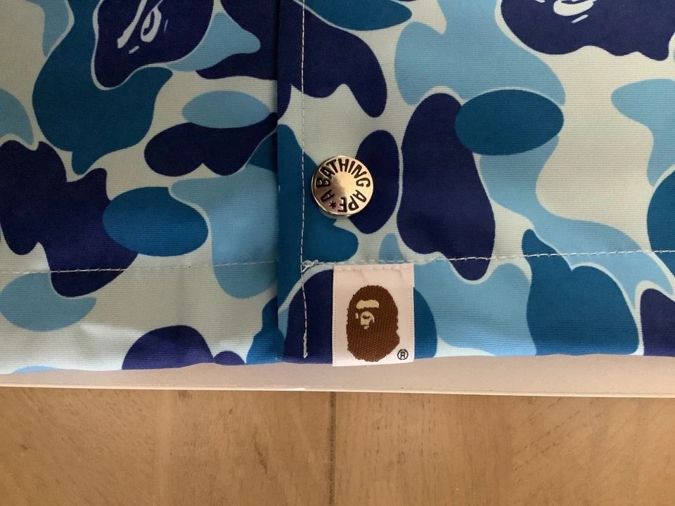 Authentic a bathing ape bape abc camo coach jacket blue XL new - Image 2 of 4