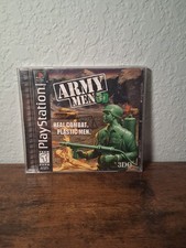 Sony PlayStation 1- PS1 1999 Army Men 3D Complete with Manual, CIB, Tested