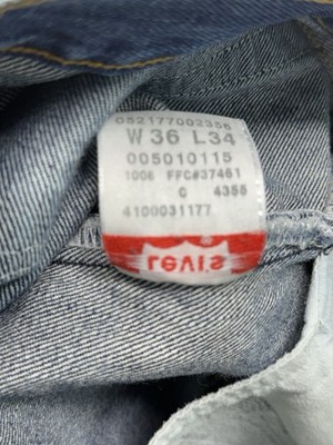 Levi's 501 Original XX Fit Jeans W36 L34 Made in Haiti Button Fly