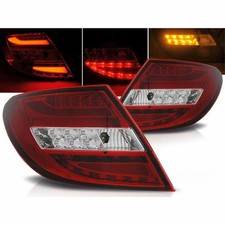 LED Lightbar R&uuml;ckleuchten Set f&uuml;r Mercedes C-Klasse W204 Limo 2007-2010