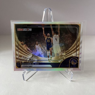 Stephen Curry 2025-26 Topps NBA Hoops - #261 Highlights #Golden State Warriors