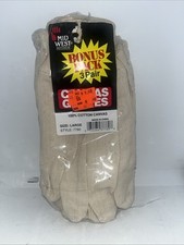 Set Of 3 Mid West Canvsd Gloves New Sealed Large Style 7780
