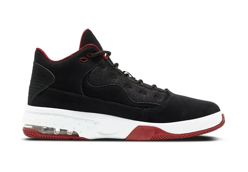 Nike Air Jordan Max Aura 2 Bred Black Red White Sneakers CK6636-016 Mens Sz 10 - Image 3 of 4