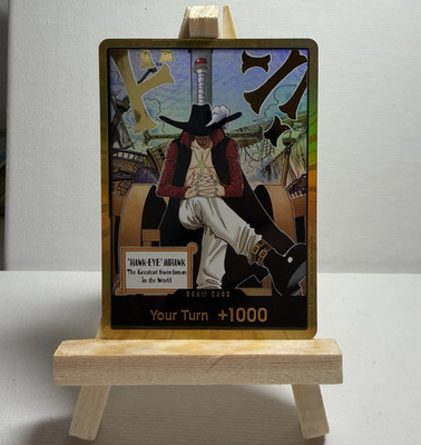 Gold Don!! Card Hawk-Eye Mihawk Your Turn +1000 Foil