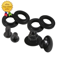 2PCS Rear Window Latch Bolt Nut Screw Compatible with Sienna GSL ASL 2003 - 2017