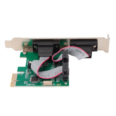 PCIe -Erweiterungskarte Doppel -Serial -Port -Com -Port -PCIe -Riser -Karte Für