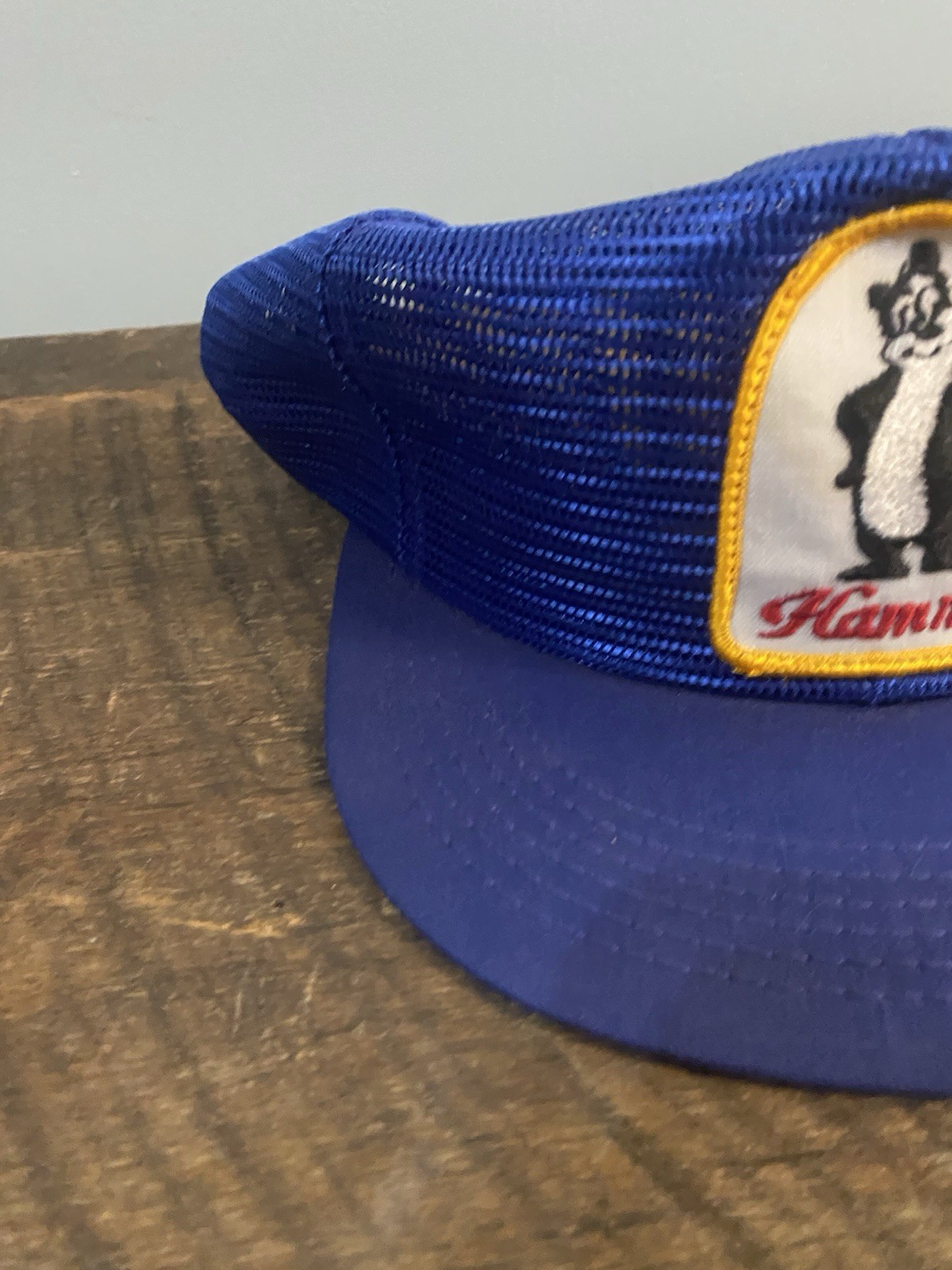 Vintage Hamms Beer Hat Patch Trucker Snapback Mes… - image 2