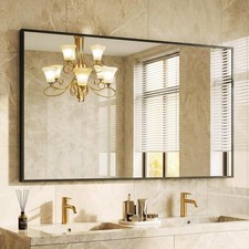 Bathroom Rectangle Wall Mirror with Metal Frame,Vanity Mirror for Over Sink
