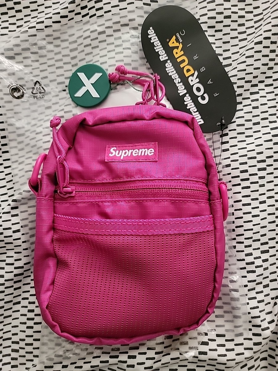 Supreme 17ss shoulder bag 美品 Supreme SS17 Magenta Shoulder Bag | eBay