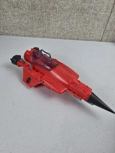 Vintage GI Joe Cobra Stellar Stiletto 1987 Cobra Hasbro Vehicle Incomplete